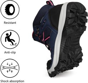 LARGERED Scarponcini da <span class=keywords><strong>Trekking</strong></span> Impermeabili Leggeri da <span class=keywords><strong>Donna</strong></span>, Scarpe da Esterno Traspiranti Antiscivolo Invernali, Taglie EU 37-42 - Product Image 5