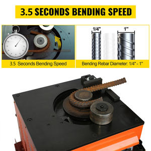 Mini Piegatrice Idraulica per Barre d'Acciaio 1700W 220V/110V con Pedale, Macchina Elettrica per Piegare Barre in Acciaio 6-25mm, Semi-Automatica in Acciaio Inox - Product Image 5