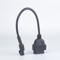 Cable Adaptador OBD2 de 16 Pines a 3 Pines para Herramienta de Diagnóstico de Motocicletas KYMCO