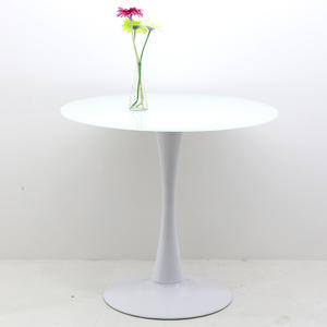 <span class=keywords><strong>Table</strong></span> basse blanche pas chère Tables basses gigognes rondes modernes en MDF brillant <span class=keywords><strong>Table</strong></span> tulipe - Product Image 2