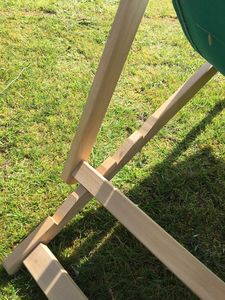 <span class=keywords><strong>Sedie</strong></span> a <span class=keywords><strong>sdraio</strong></span> da spiaggia pieghevoli in legno per esterni ecologiche con Logo personalizzato - Product Image 2