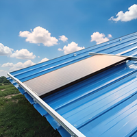 Système de support de montage solaire photovoltaïque Zn-Al-Mg pour toit en tôle ondulée
