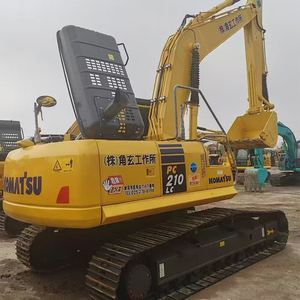 Excavatrice Komatsu PC210 LC, poids opérationnel 21 tonnes, jaune, d'occasion, godet de terrassement capacité 3m, 123 kW, vérin hydraulique HYDAC, 2024 - Product Image 5