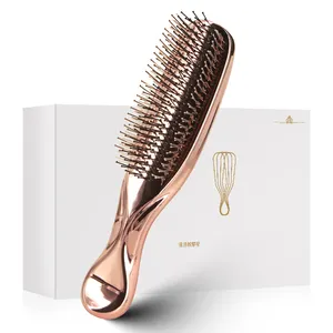 Ventas directas de fábrica Venta caliente Premium 3-en-1 Cepillo para el cuero cabelludo Masaje para el cuero cabelludo Peine para el cabello