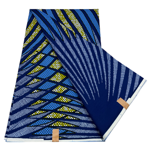 Véritable Tissu Africain Imprimé en Coton, Super <span class=keywords><strong>Pagne</strong></span> Africain en Cire, 6 Yards, Vêtement Holldan - Product Image 2