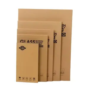 Bán buôn tùy chỉnh thẻ giấy Phụ kiện điện thoại Tempered Glass phim Hộp bao bì hộp giấy cho điện thoại bảo vệ màn hình thẻ tín dụng