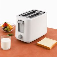 Grille-pain compact automatique 700W OEM, directement de l'usine, avec minuteur, pour le petit-déjeuner et les sandwichs à la maison