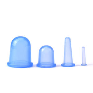 Gobelets de <span class=keywords><strong>Massage</strong></span> sous vide Anti-Cellulite, en <span class=keywords><strong>Silicone</strong></span> traditionnel chinois, tasses de thérapie ventouse à domicile, pièces - Product Image 1