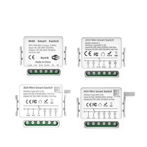 Relé inteligente de 4 canales, módulo de interruptor WiFi cuádruple, funciona con <span class=keywords><strong>Alexa</strong></span> y Google Home, no requiere concentrador, alta potencia - Product Image 3