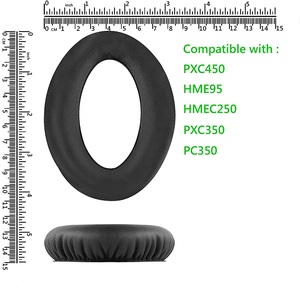 Cuscinetti di ricambio in pelle di rana di alta qualità per Sennheiser PC350 360 PXC 350 450 HME - Product Image 5