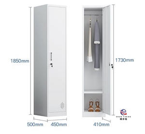 <span class=keywords><strong>Casier</strong></span> en acier à structure stable avec pieds réglables, armoire métallique pour sols inégaux dans les bâtiments anciens - 2 niveaux - Product Image 5