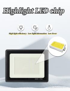 Reflector <span class=keywords><strong>LED</strong></span> de Bajo <span class=keywords><strong>Precio</strong></span>, Impermeable IP65, <span class=keywords><strong>Foco</strong></span> de Seguridad de 50W <span class=keywords><strong>100W</strong></span> 200W 300W 400W para Exteriores, Jardín, Calle, Pared - Product Image 3