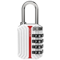 Vente chaude, cadenas de sécurité rectangulaire sans clé pour vestiaire de sport, en alliage de zinc avec revêtement plastique, logo personnalisé, vente en gros