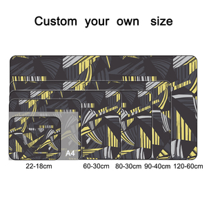 Alfombrilla de Ratón para Juegos Personalizable XXL, Superficie de Control Suave Gris, Base de Goma Antideslizante Extra Grande, Borde Cosido - Product Image 2