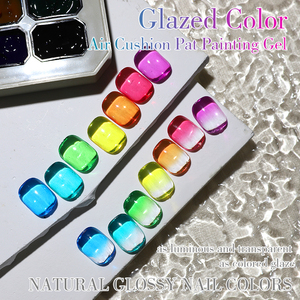 Bộ sơn gel móng tay Menghe Oem 8 màu, dạng thạch, tạo hiệu ứng ombre, dành cho salon - Product Image 6