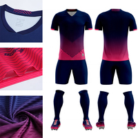 Nuevas Camisetas de Fútbol para Adultos, Impresas, Transpirables, de Secado Rápido, Manga Corta, Cuello en V, 100% Poliéster, Uniformes Personalizados para Equipos, OEM