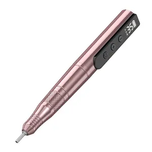 Portable USB Electric Micromotor Nail Art Polisher Polish Remover Drill Pedicure Pen Manicure Machine 6pcs Nail Drill Bits