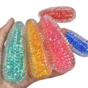 ของเล่นบีบมอลโทส รูปข้าวโพดคริสตัล ขนาด 12 ซม. ทำจาก TPR เนื้อนุ่มพิเศษ บรรเทาความเครียด ของเล่นบีบยอดนิยม ของขวัญสร้างสรรค์เพื่อความสนุก - Product Image 2