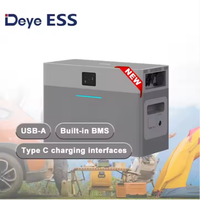 Entrepôt européen Deye AE-FS2.0-2H2 hybride 800w micro-onduleur balcon tout-en-un 2kwh 2kw 51.2v 40ah AE-F2.0 batterie au lithium lifepo4