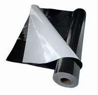 Film Panda noir et blanc/couverture de fosse d'ensilage feuille de plastique d'ensilage/Film de serre de blocage de lumière 100%