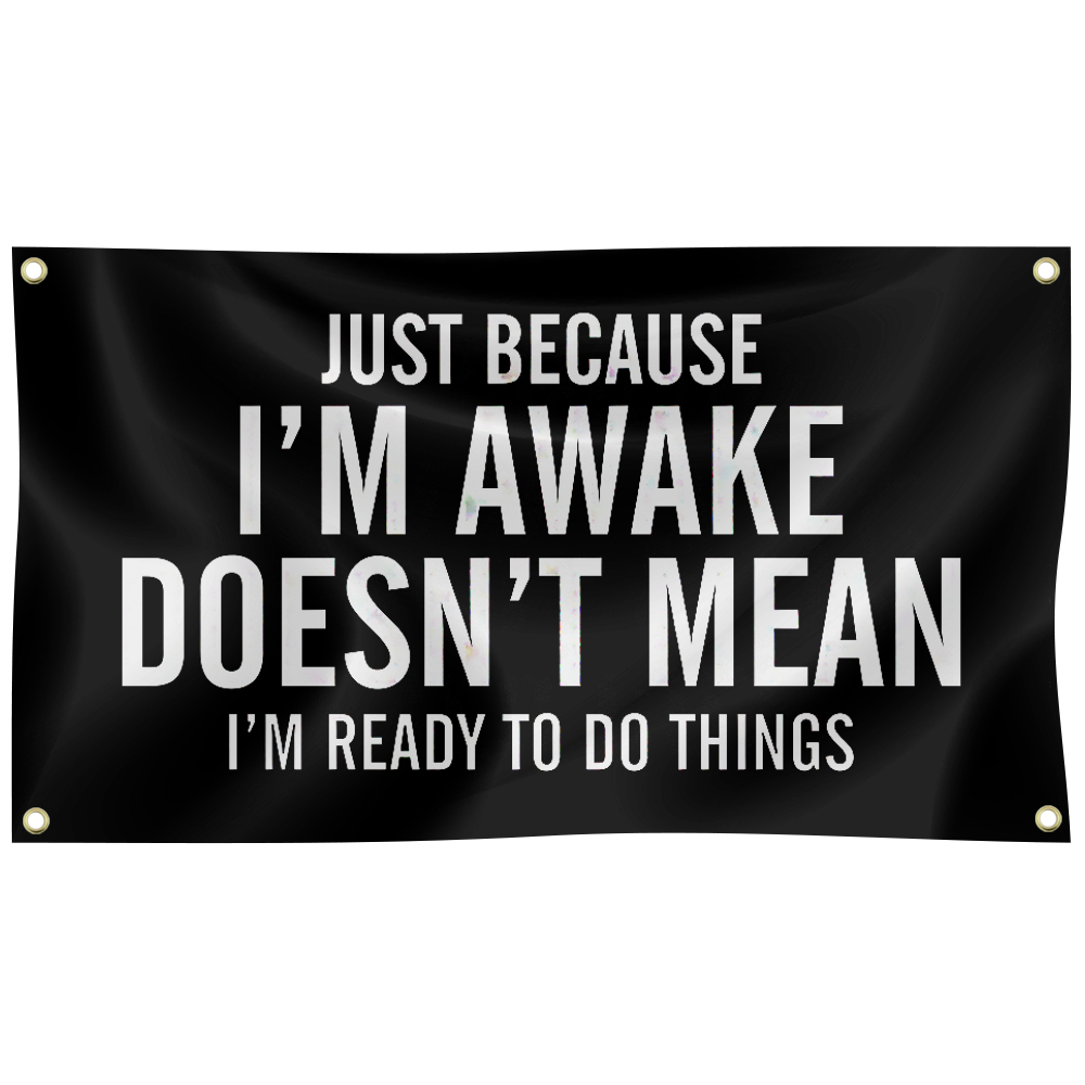 เพียงเพราะฉันตื่นอยู่ ไม่ได้หมายความว่าฉันพร้อมที่จะทำอะไร