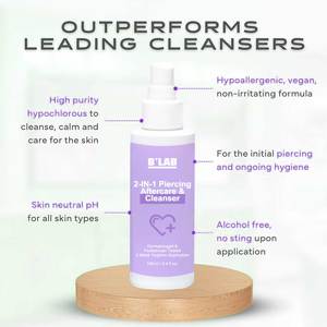New Arrivals <strong>Piercing</strong> Aftercare Spray Pure Natural Saline <strong>Solution</strong> for Ears Nose <strong>Piercing</strong> <strong>Body</strong> and Face <strong>Piercing</strong> Aftercare Spray - Product Image 2