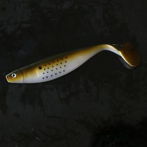 Señuelos de Pesca de 20g y 26g, Precio de Fábrica OEM, Señuelo Artificial de PVC con Cola de Paleta, 6 Colores, Señuelo Suave con Cola en <span class=keywords><strong>T</strong></span> para Pesca en Agua Salada - Product Image 5