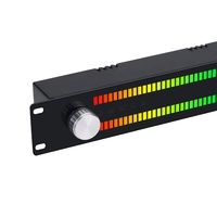 GGDX Meilleure Vente LED64X2 Affichage Spectrographique Musical 128 LED Lumière Rythmique Compteur VU Prise en Charge du Contrôle Vocal et de l'Entrée Filaire