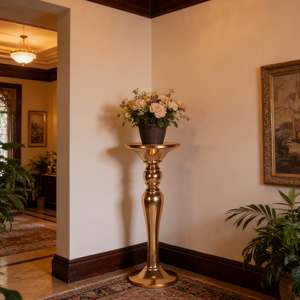 Ensemble de 3 vases en verre mosaïque argenté scintillant - Décoration cylindrique haute pour <span class=keywords><strong>couloir</strong></span> d'hôtel et espace commercial - Product Image 2