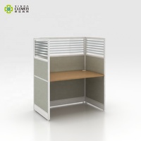 Bureau de bureau multi-personnes, tables de séparation de bureau modernes, postes de travail modulaires de bureau