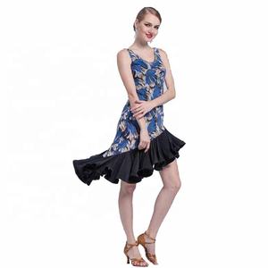 LP-1706 <span class=keywords><strong>nueva</strong></span> latina trajes de baile práctica inclinada vestidos de mujer adulta <span class=keywords><strong>rumba</strong></span> de cultivar una moral de la práctica vestido fiesta - Product Image 2
