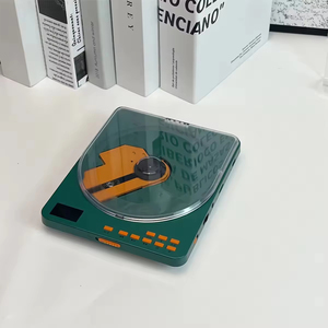 Lecteur CD portable BT à coque transparente, anti-choc, lecture de mémoire, lecteur de musique USB TF Card Repeater, idéal pour les voyages, directement de l'usine - Product Image 4