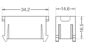 ซ็อกเก็ตขั้วต่อสำหรับงานหนัก HM-000 <span class=keywords><strong>UL94</strong></span> V0สำหรับอุตสาหกรรมอุปกรณ์สื่อสารไฟฟ้า - Product Image 2