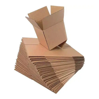 Boîtes en carton recyclables sur mesure, grandes, pour le stockage et le déménagement, avec couvercle rabattable, emballage en carton ondulé, boîte d'expédition en carton ondulé