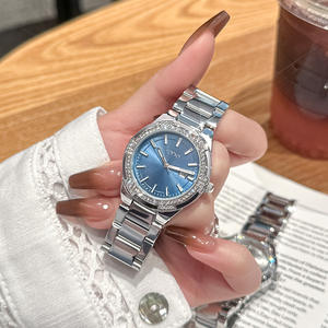 Reloj de Pulsera Automático de Acero Inoxidable para Hombre con Bisel de Diamantes de Estilo Lujoso y Calendario - Product Image 2