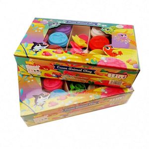 TOYSRUNNER Ocean Animal <b>Clay</b> 12 Pack Kids DIY Educational Toy <b>Set</b> with Slime and Color Options - Product Image 6