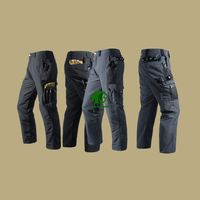 Celana Hiking Taktis Cepat Kering Anti Keringat Tahan Air Celana Latihan Outdoor Tahan Lama Multi Saku Celana Kerja Utilitas