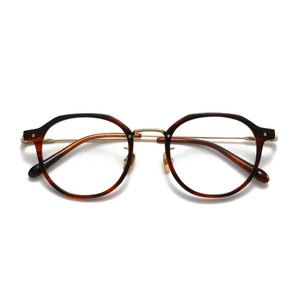 Gafas con montura completa redonda con patrón de mármol, estilo retro unisex, monturas ligeras para corrección de la visión anti-UV - Product Image 4