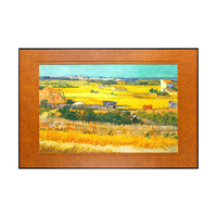 Peinture huile toile texturée main, roses vintage carré fond noir déco murale intérieur