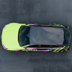 WRAPMASTER 1,52*20m Maßgeschneiderte Fahrzeugfolien PET Farbwechselnde Auto-Folierung Vinyl-Aufkleber Fahrzeug 5*65ft - Product Image 2