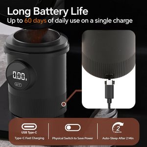 Báscula de café con carga Tipo-C ODM 2025: Primera báscula dosificadora 2 en 1 para café molido con portafiltro de 58 mm - Product Image 4
