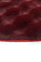 Tapis moderne en polyester Havana Red Heart Shaped Fluffy Shaggy, doux, extra épais, lavable, pelucheux, avec envers antidérapant en coton, pour la maison