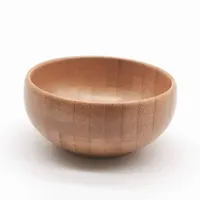 Hochwertige, umweltfreundliche Bambus-Salatschüsseln, 2er-Set mit Löffel, lebensmittelecht