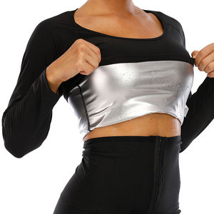 Traje de Sauna de manga larga para mujer, ejercicio físico, Sauna, traje de sudor, de Sauna Top, gimnasio, entrenamiento, chaqueta de sudor - Product Image 2