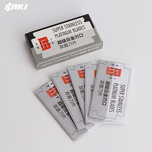 Baili Thụy Điển Thép Không Gỉ Giá Rẻ <span class=keywords><strong>Double</strong></span> <span class=keywords><strong>Edge</strong></span> <span class=keywords><strong>Razor</strong></span> Blade Titanium Dao Cạo Lưỡi Dao Cạo Dùng Một Lần - Product Image 3