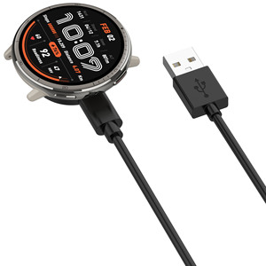 Adaptador de Base para Smartwatch con Cable USB Retráctil para <span class=keywords><strong>Amazfit</strong></span> <span class=keywords><strong>Active</strong></span> 2/Bip 6, Carga PD, Monitor de Sueño y Llamadas - Product Image 3