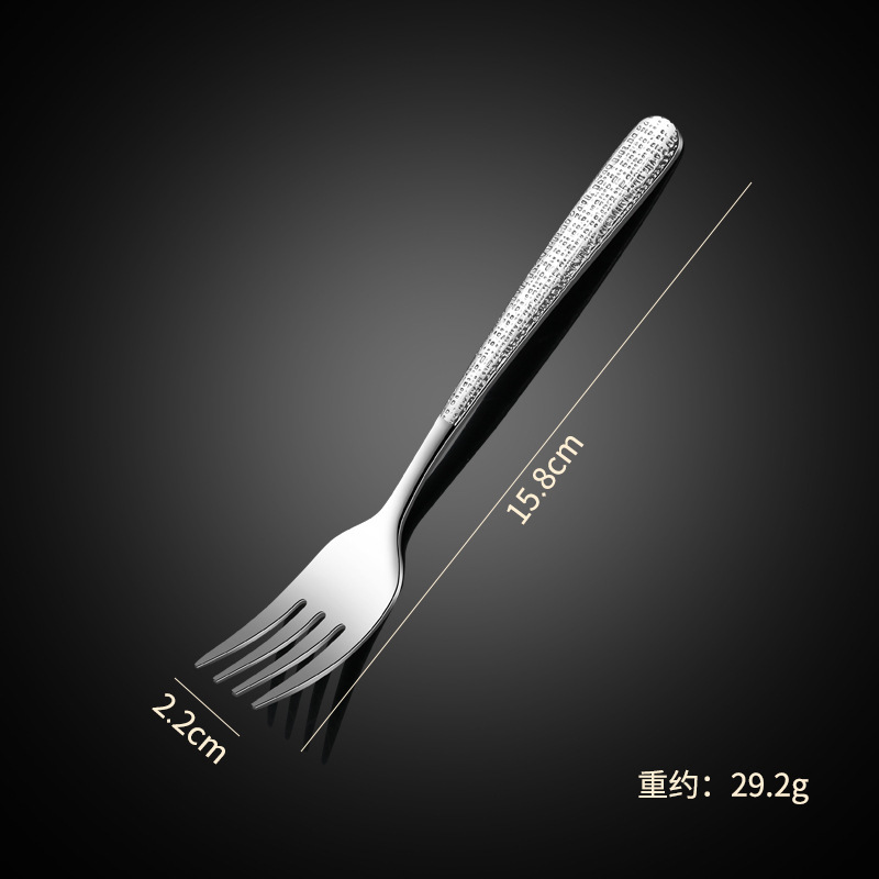 420 steel diamond-patterned steak knife