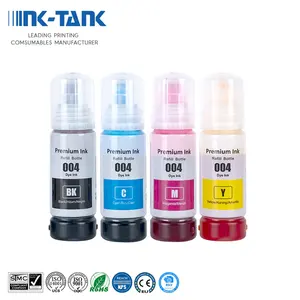 Cartucho de tinta para impresora Epson L3109, L3116, L3117, L3118, L4168, Color negro, a base de agua, prémium, 004, 002