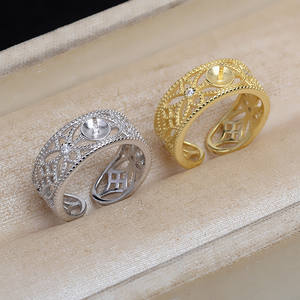 Customized Vintage Handmade S925 Silver <b>Pearl</b> <b>Ring</b> Accessories Bulk Orders Processed Based Picture Samples Wenchi Brand Model - Product Image 2