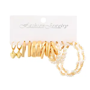 Hot Selling Product 2024 Vintage Pearl Statement Earrings: Fashion Jewelry Must-Have